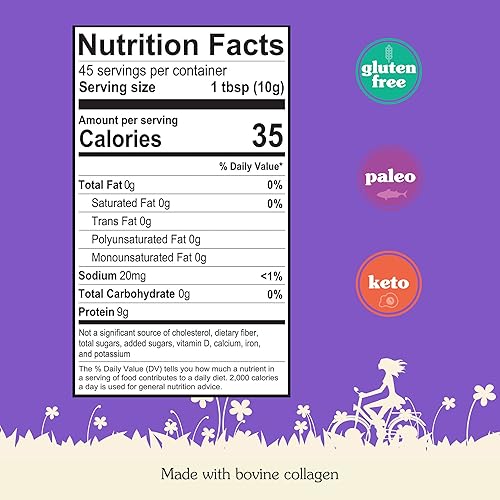 Miniatura 2 de NuNaturals Polvo de gelatina de carne de res sin sabor premium, 1 libra (sin sabor, paquete de 2)