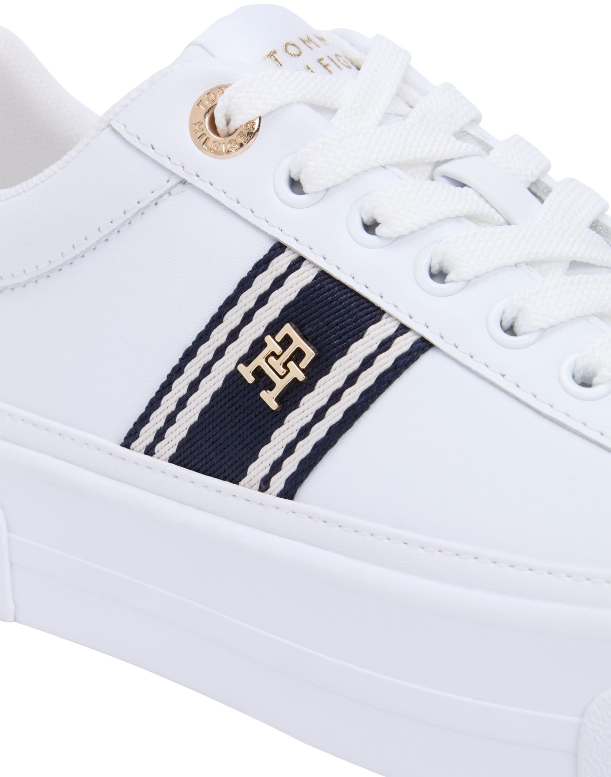 Tommy Hilfiger Th Foxing Platform Webbing Fw0fw09353 BasFemme
