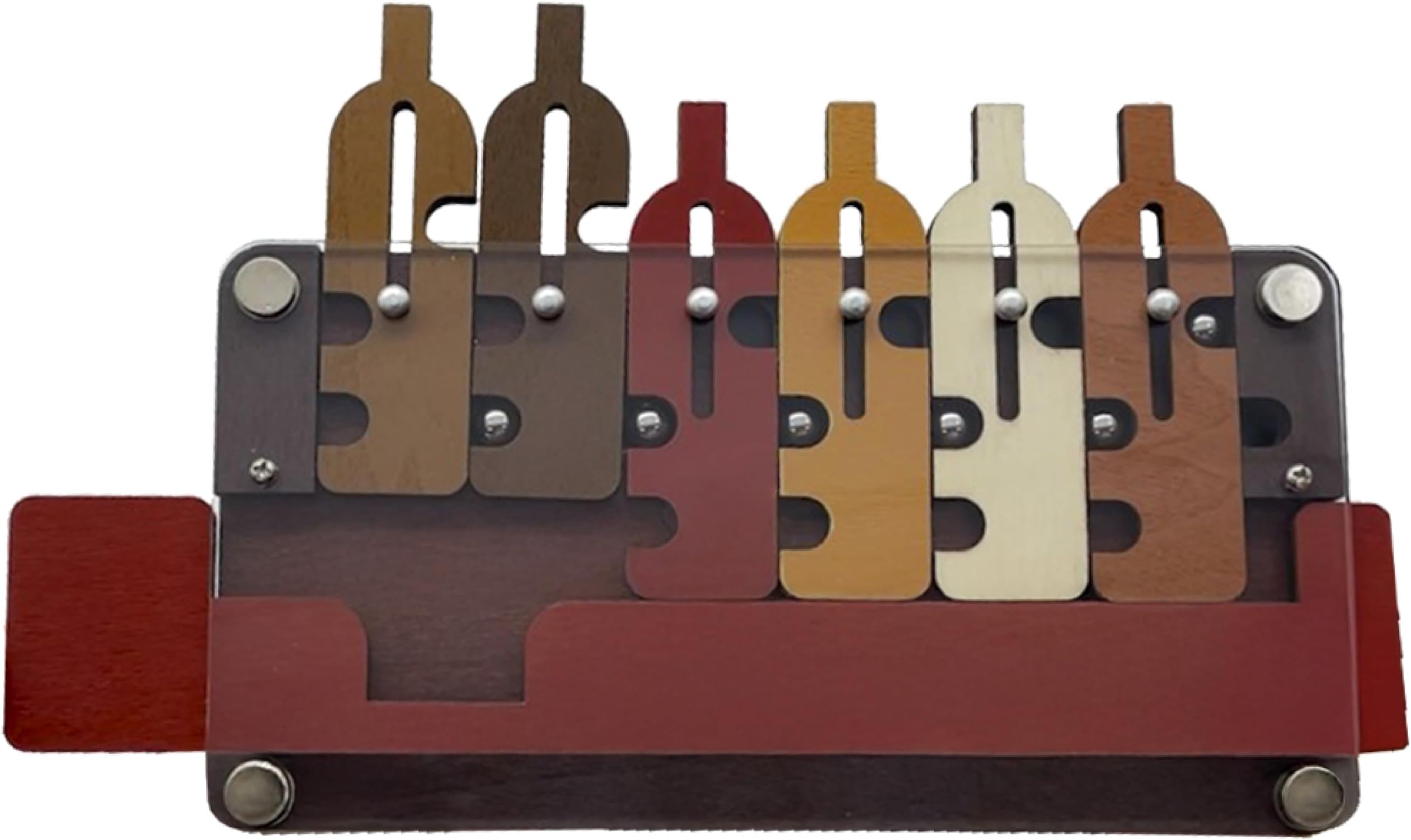Project Genius Constantin Waiter's Tray Wooden Puzzle – Unique Brainteaser for Ages 14+, Enhances Problem-Solving, Ideal Gift for Puzzle & Wine Lovers