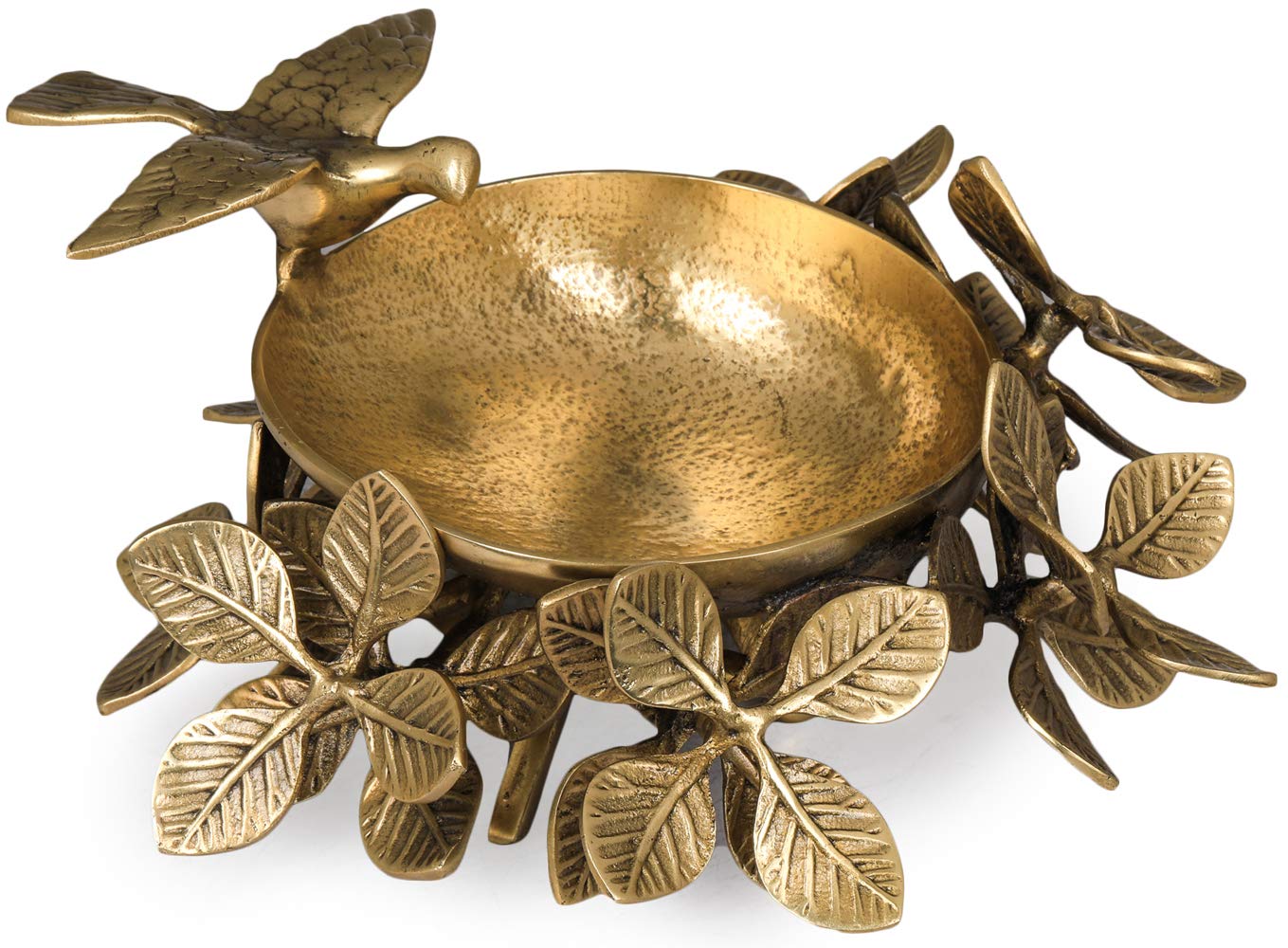 Urli en laiton designer oiseau coupelle fleur bougie