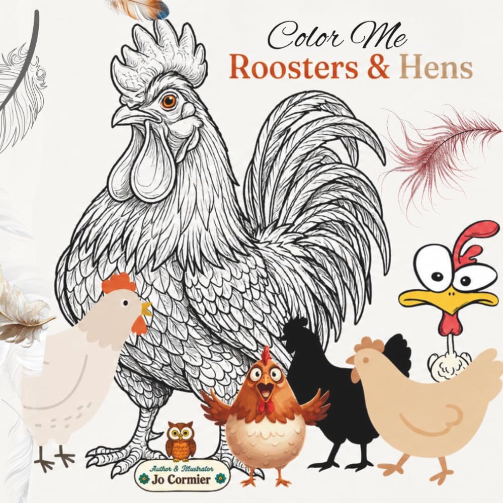 Color Me: Roosters & Hens