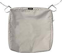 Vista 24 de Classic Accessories Ravenna - Funda de cojín resistente al agua para silla de patio, 18 x 18 x 2 pulgadas, color azul imperio, fundas de cojín