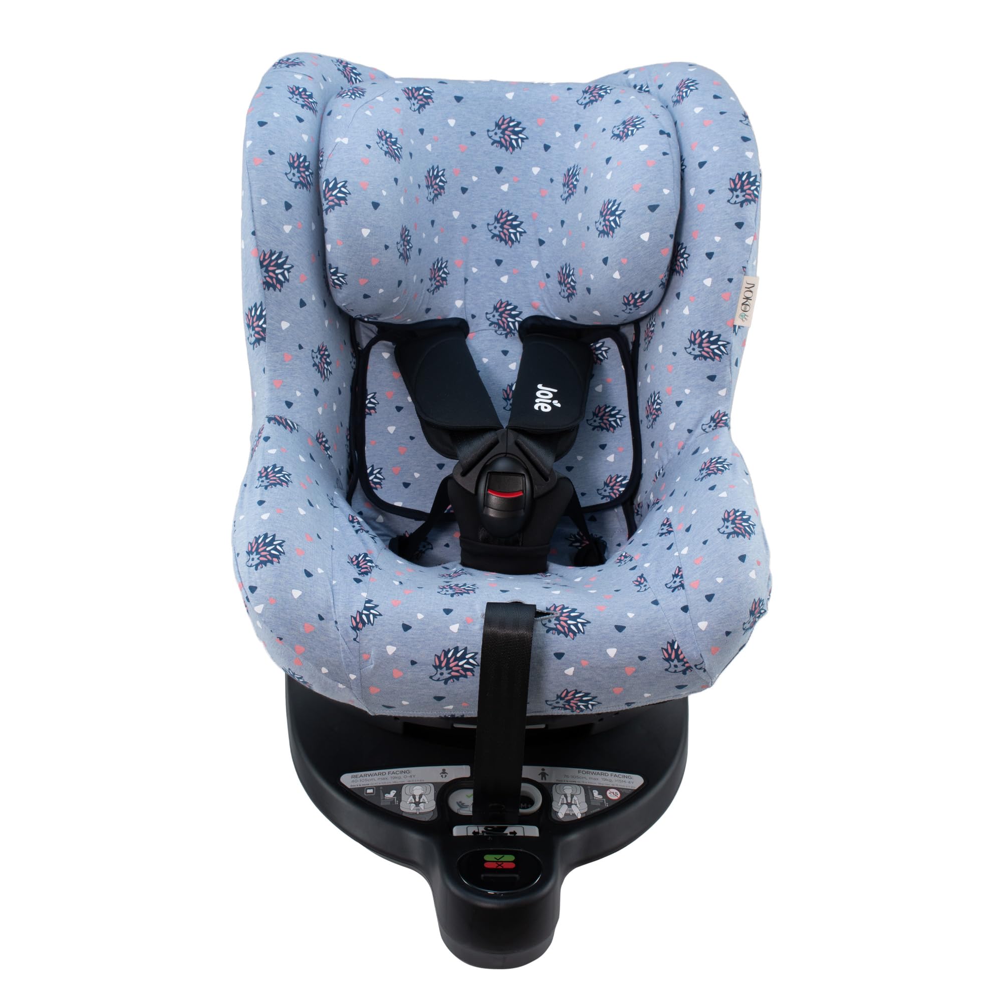 JYOKO Kids Funda de algodón Compatible con Joie Spin 360 y Nuna Rebl (Black Series, Funda Joie I-Spin 360) — view 19