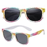 PolarSpex Toddler Sunglasses UV Protection - Unbreakable Kids Polarized Sunglasses with Case for Boys & Girls age 2-8