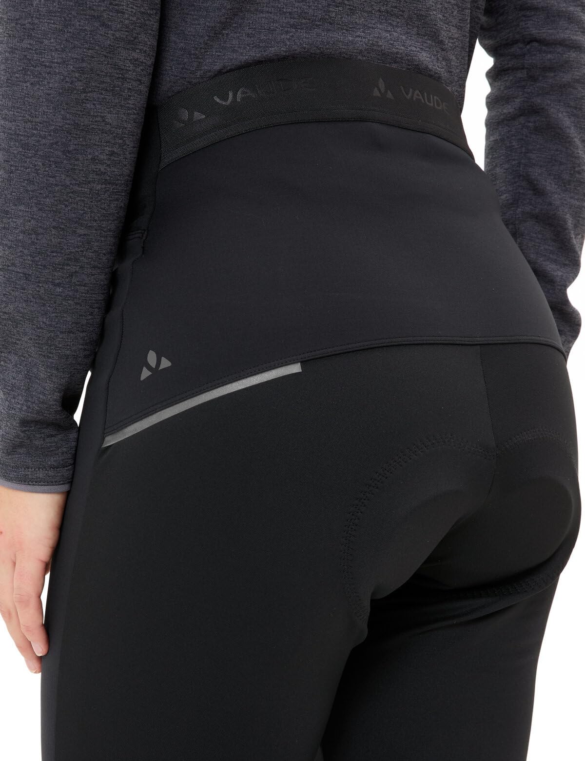 VAUDE Damen Fahrradhose Matera Warm Tights II, warm, Winddicht, atmungsaktiv, Passform: Slim fit