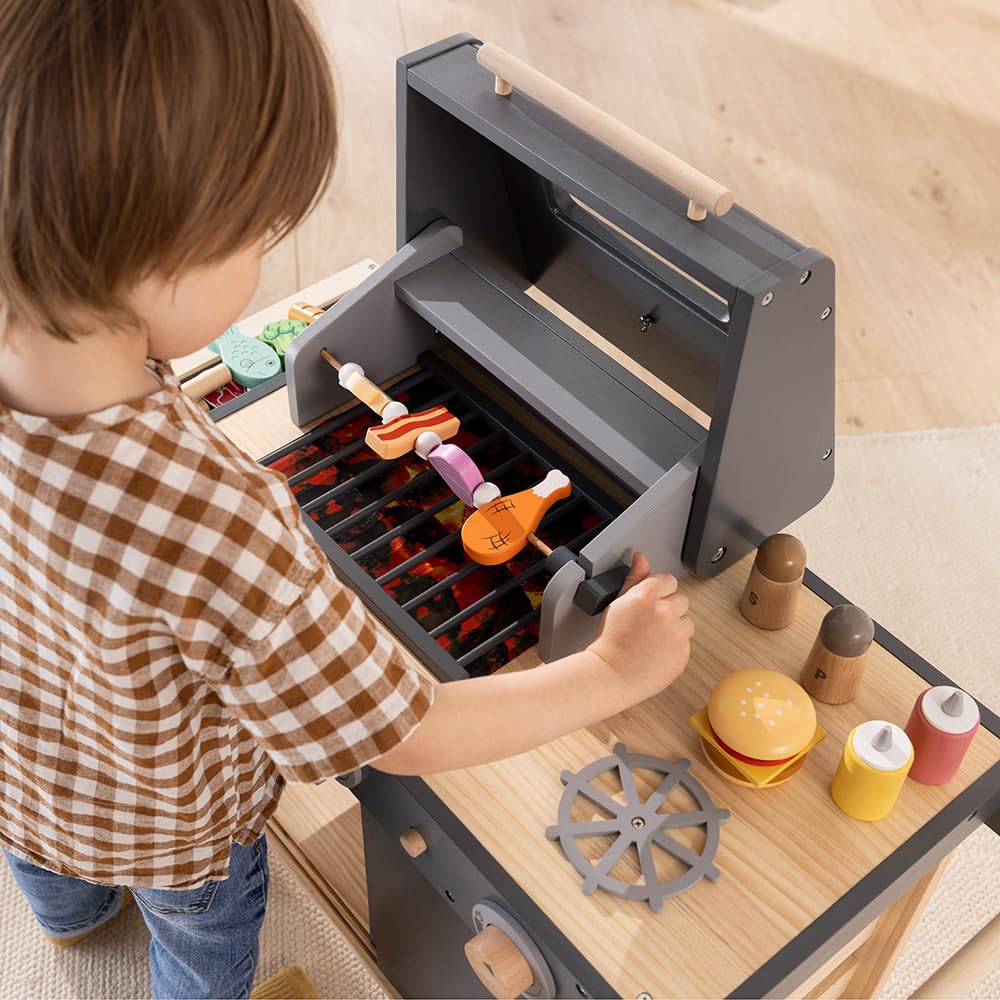 howa Maxi - Barbecue da gioco per bambini, con 25 accessori, 4825 pezzi