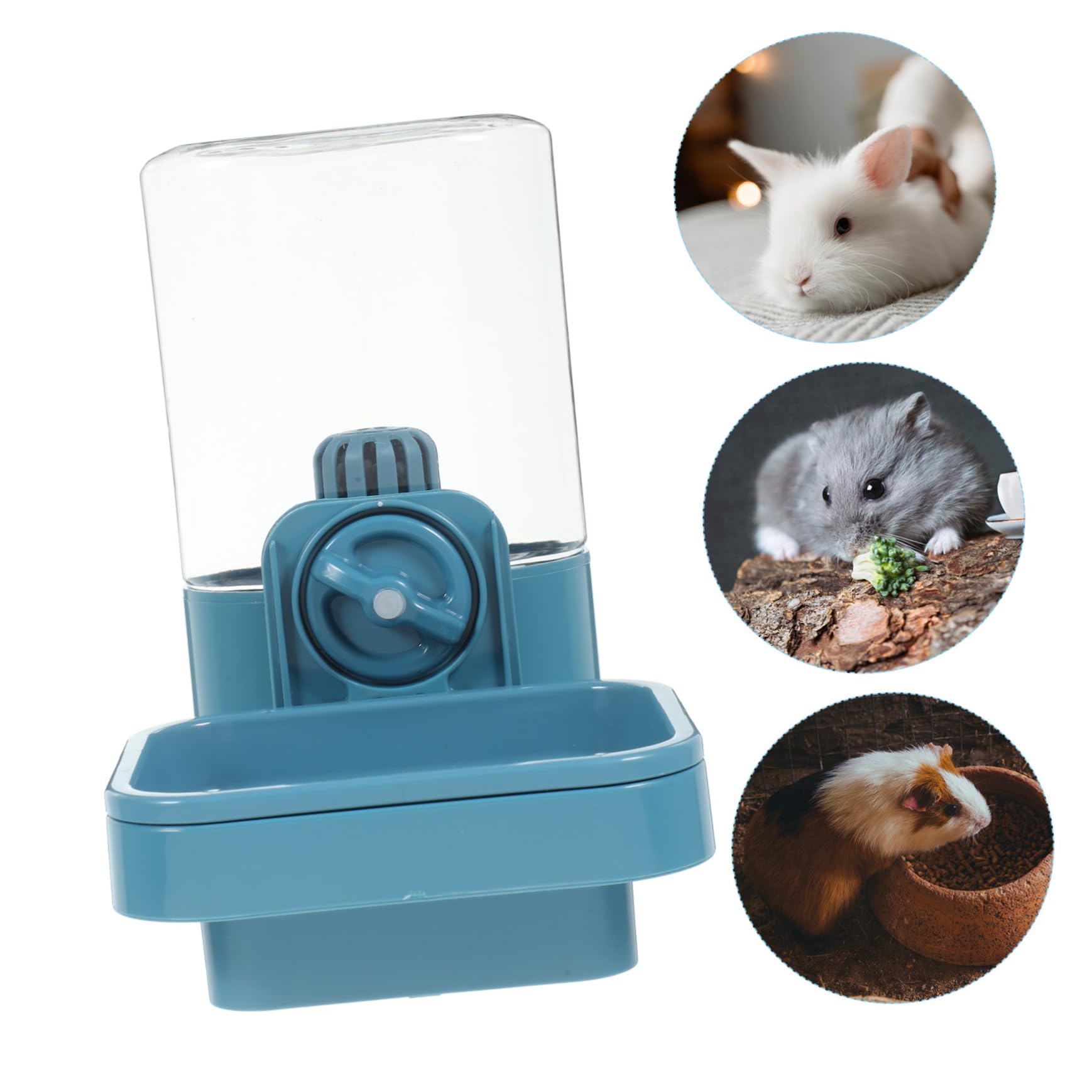 HEMOTON Rabbit Water Bottle Hanging Bunny Water Feeder Automatic Pet Water Dispenser Convenient Cage Mounted Hydration for Small Animals