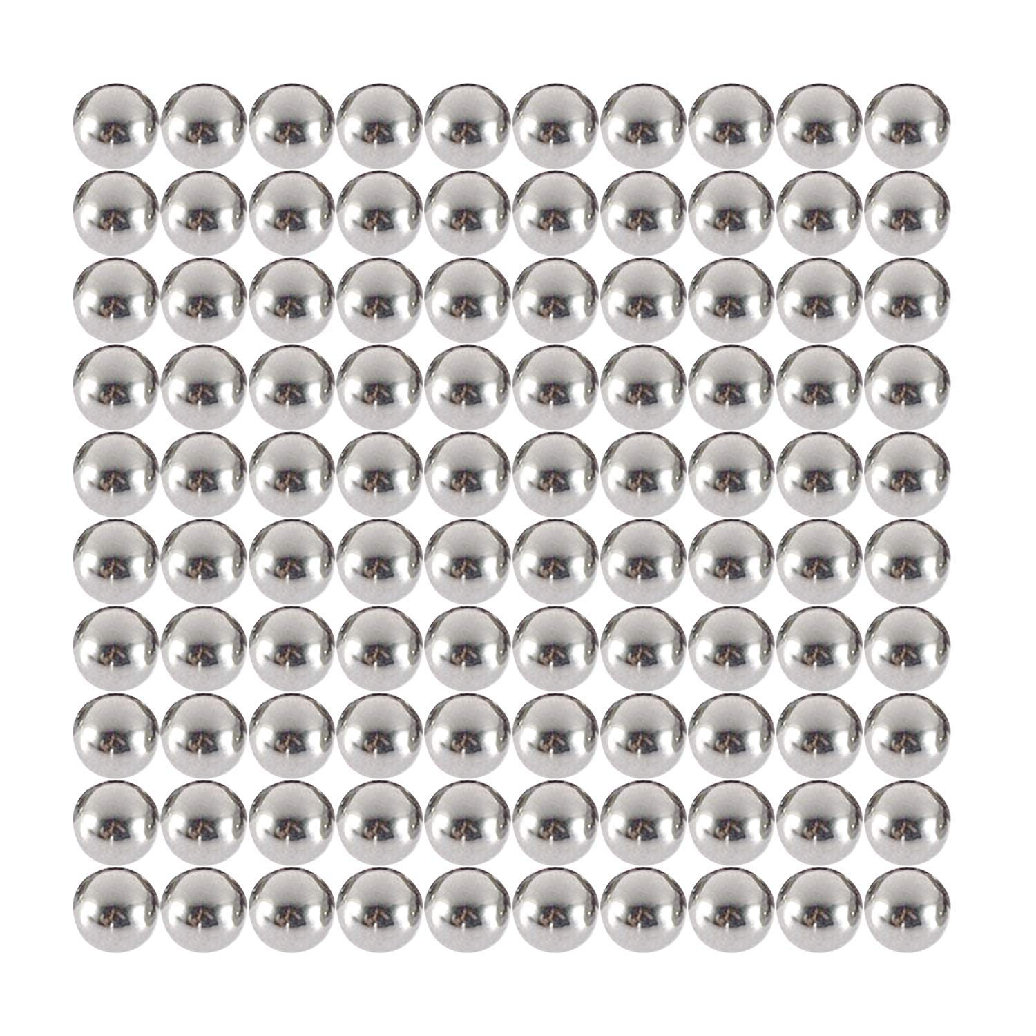 100 X Less Lethal .43 Cal Steel Alloy Bearing Self Defense Less Lethal Practice Paintball