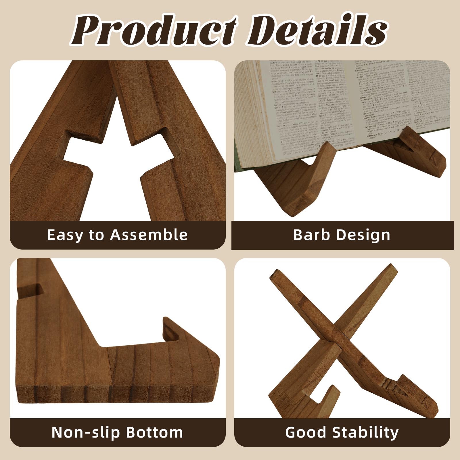 Wooden Vinyl Record Stands - Display Your Records! -5