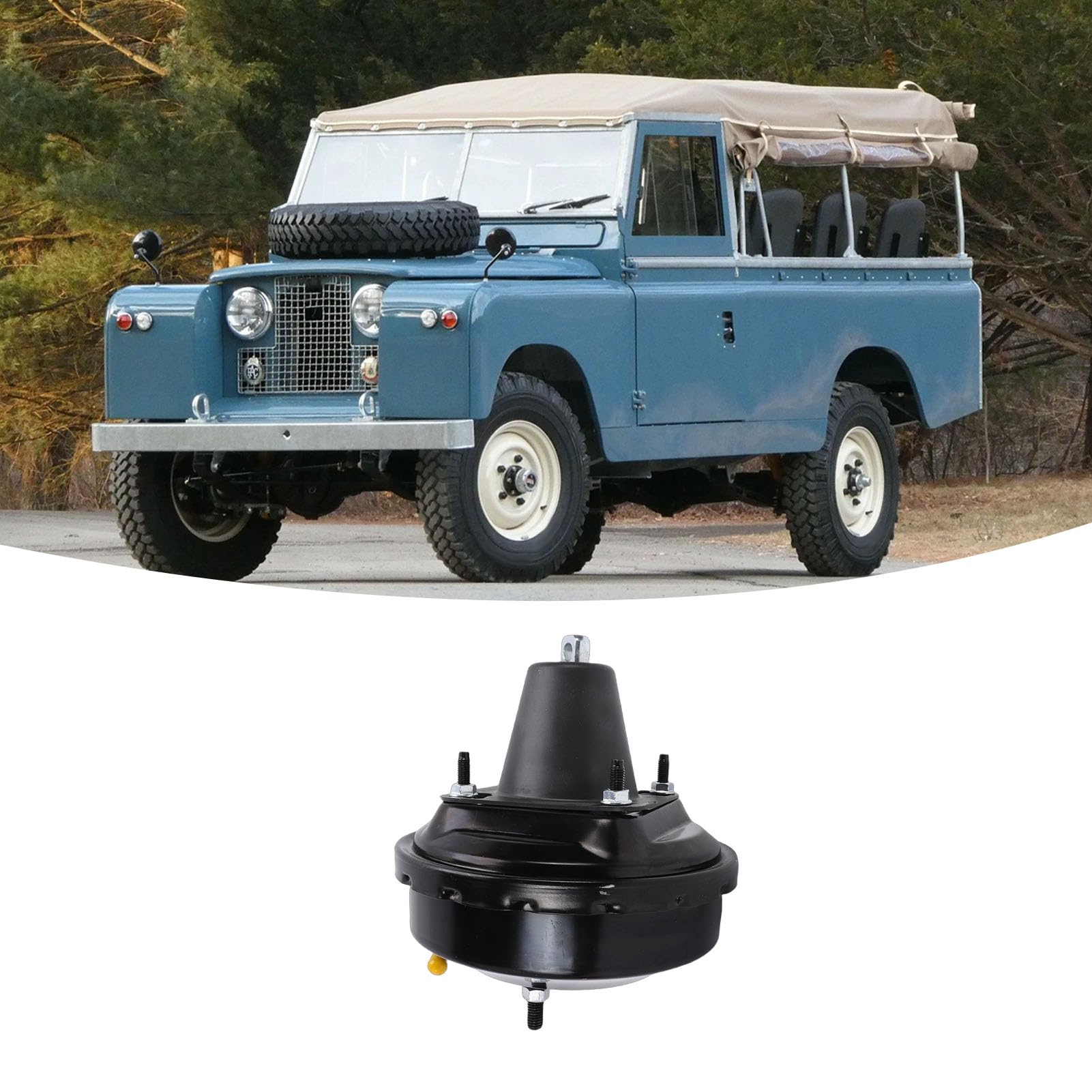 Luocute Refuerzo de Freno de Potencia, Refuerzo de Vacío Estable de Alta Resistencia Números OE STC1816 569338 AEU1043, Sistemas de Freno de Potencia de Repuesto para Automóviles para