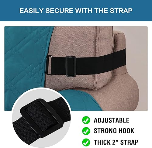 Miniatura 5 de H.VERSAILTEX - Funda protectora para sillón reclinable de sala de estar, 100 % impermeable, acolchada, con correa elástica y parte posterior con