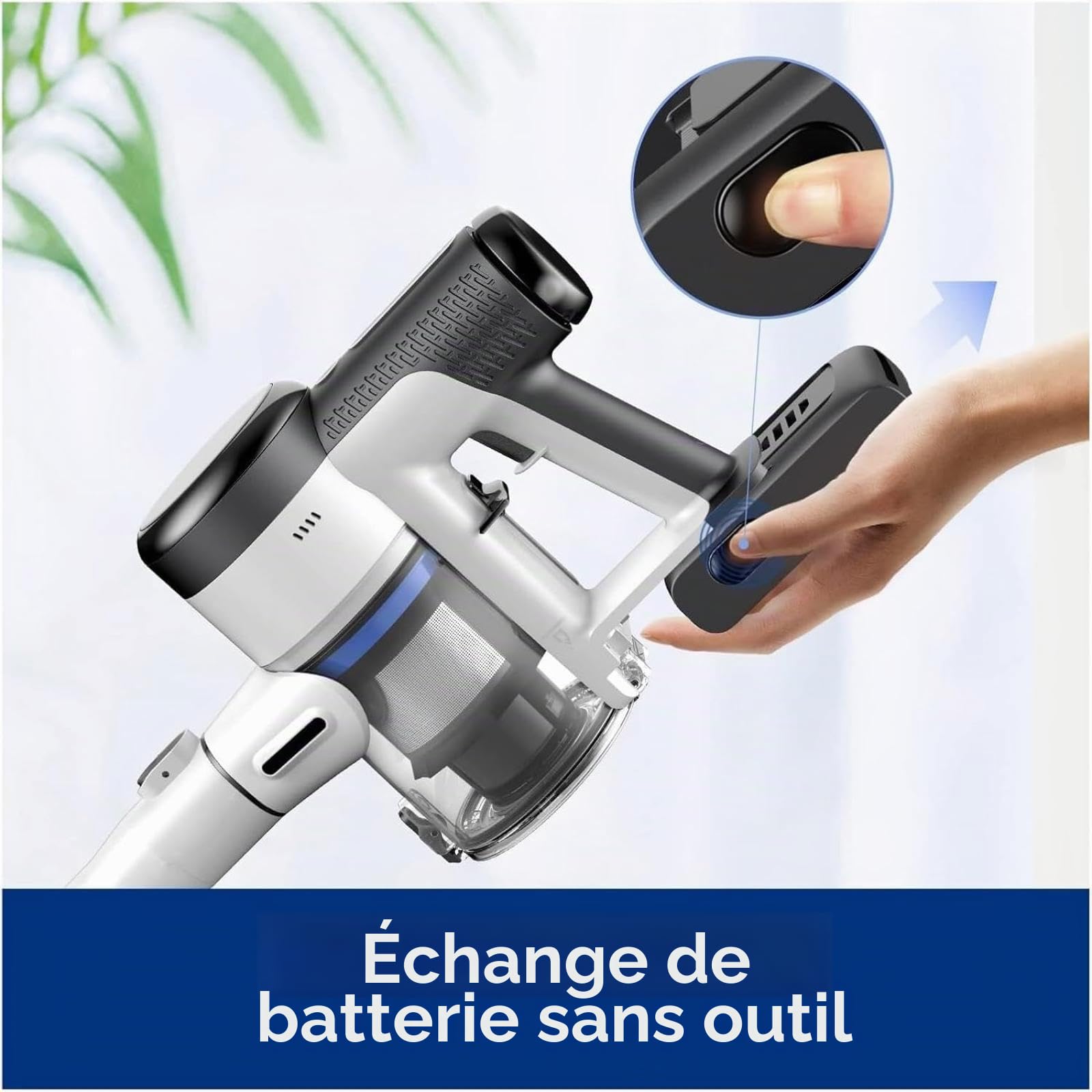 Batterie Lithium de Rechange 2500 mAh 21,6 V pour aspirateur sans Fil Tineco Pure One S15 Essentials S15 Pet/Pet-Ex, Accessoires pour aspirateur, 1 pièce