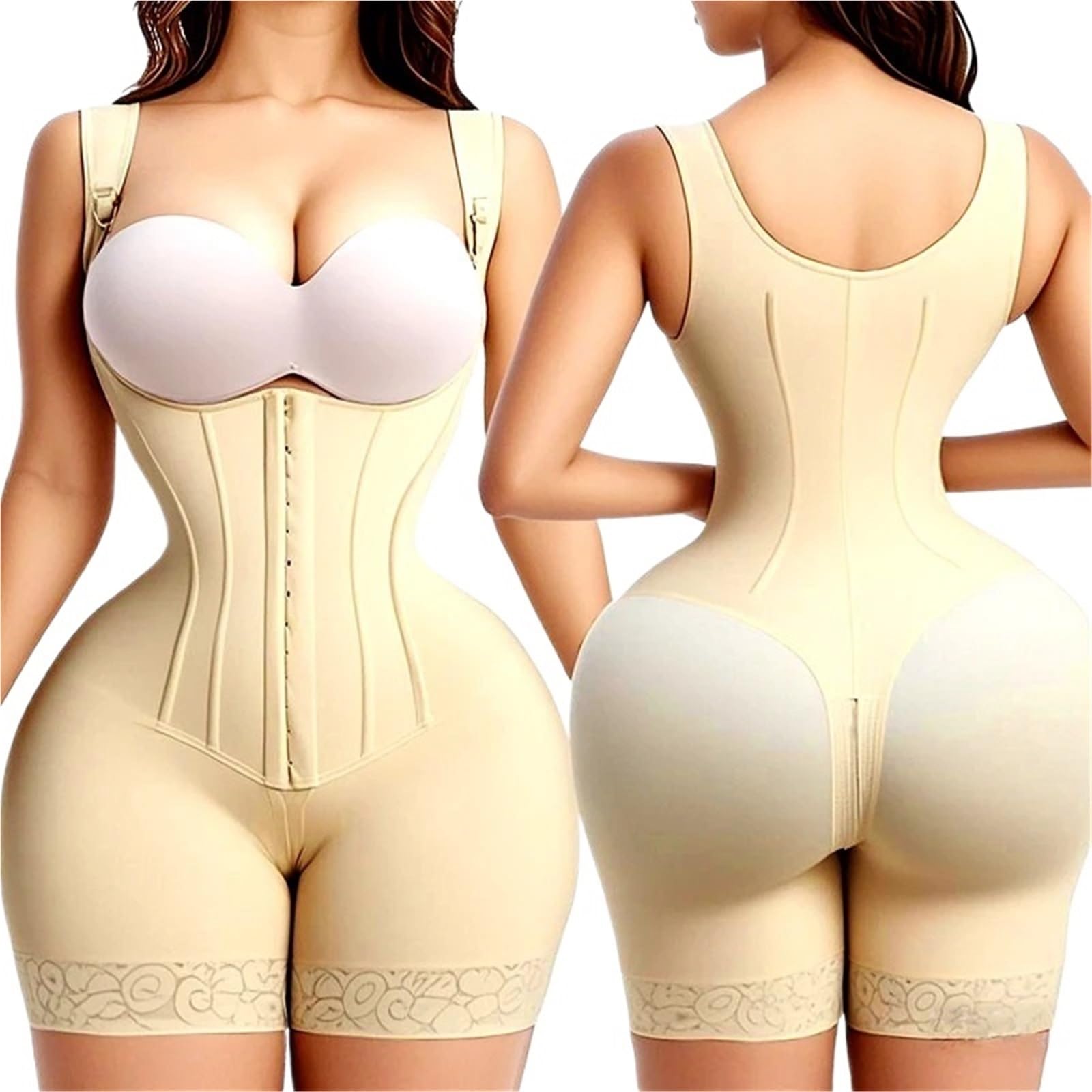WNBFTTK Faja Mujer Body Fajas | Faja moldeadora de cuerpo, levantador de glúteos, bragas con Control de barriga