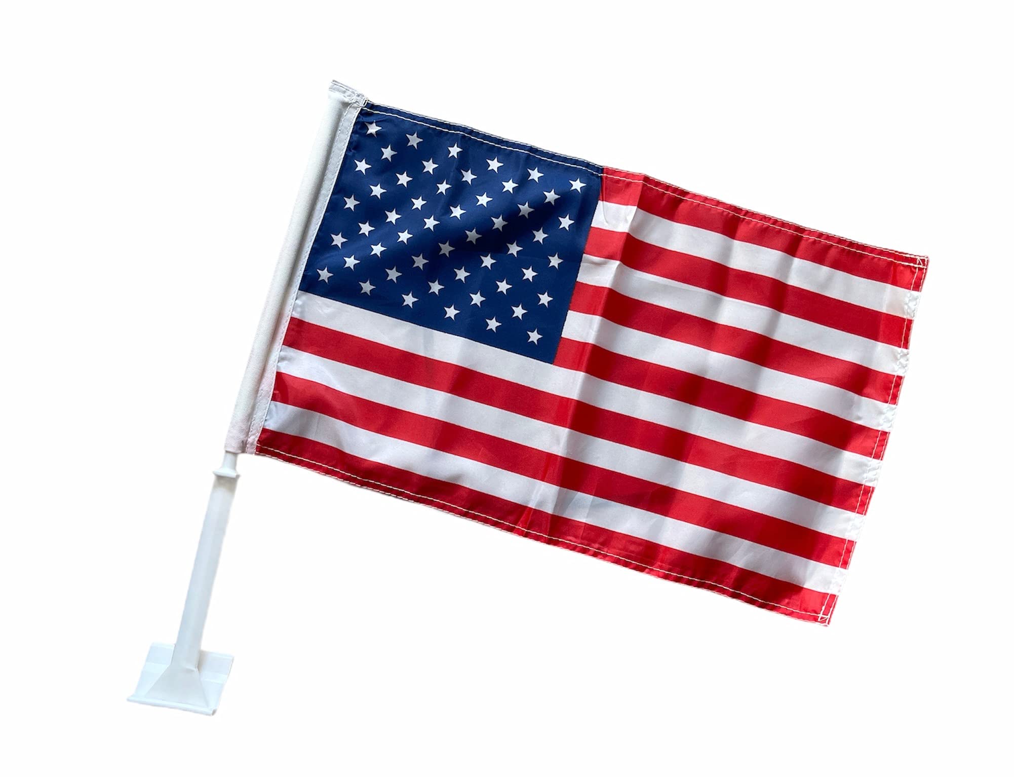 Ford F150 F250 F350 Ranger Bronco Window Clip On Flag USA America Merica