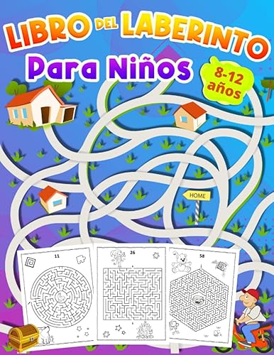 Libro Del Laberinto Para Ninos 8-12 años: Cuaderno de Laberintos para Niños 6 – 10 años | libro de actividades para niños de 9 a 12 años| regalo para ... años|grand pasatiempo para chicos y chicas.