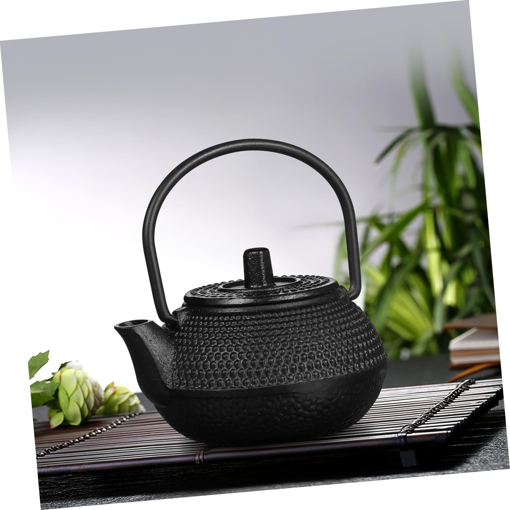 Amazon | Yardwe ミニ鉄瓶鋳鉄製ティーポット 小型ティーケトル 錆び