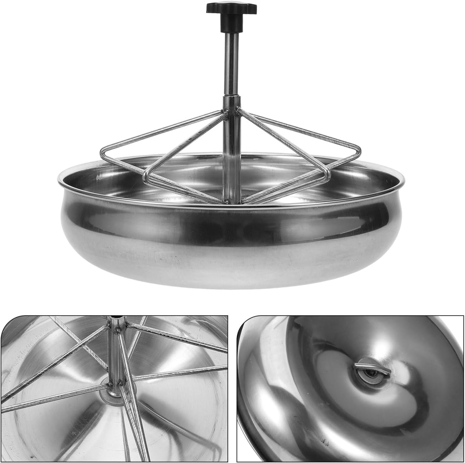Stainless Steel Pig Feeder Mountable Livestock Feeding Trough with Large Capacity for Easy Maintenance Pig Pens and Nurseries Durable Design for Long-Lasting Use