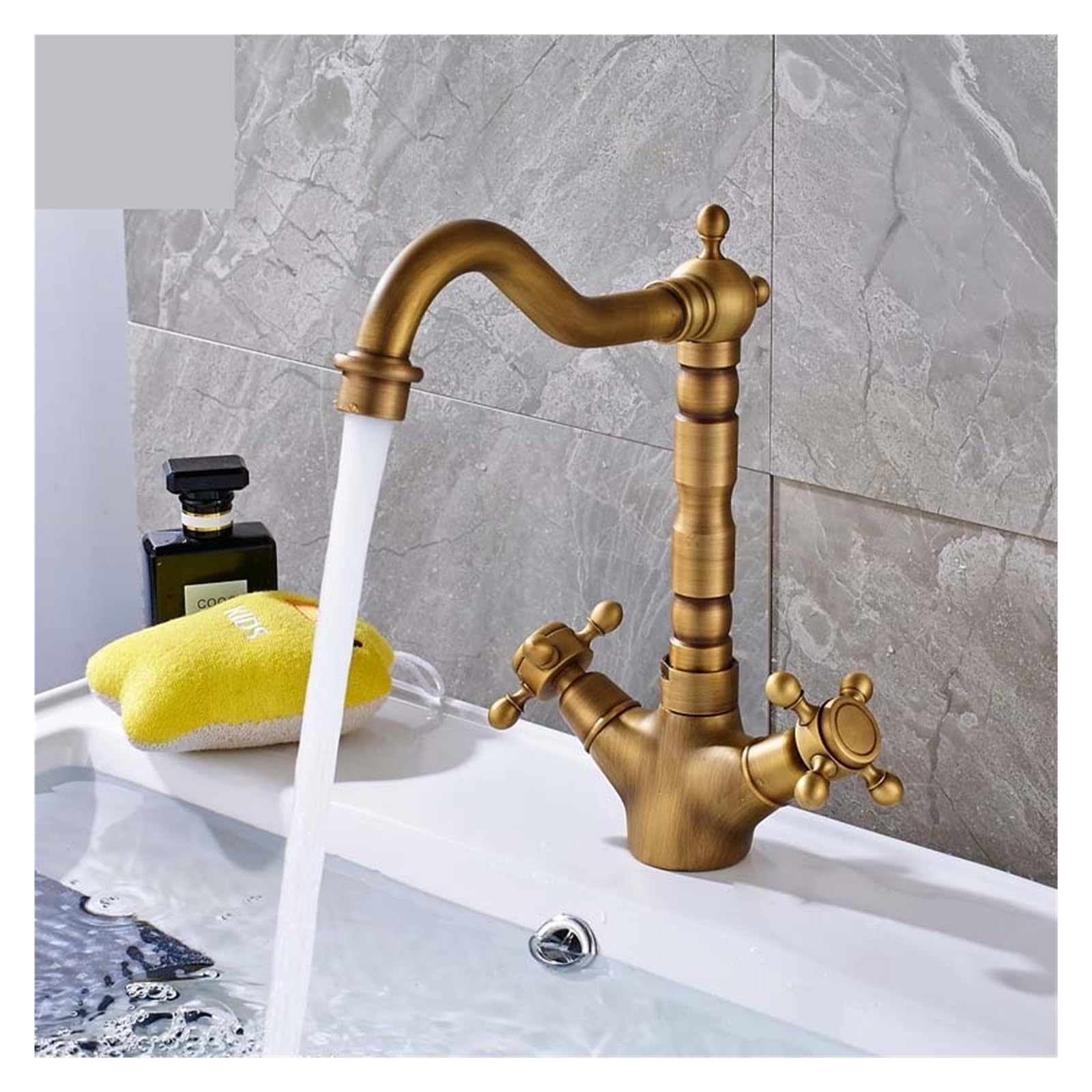 Robinet mitigeur en laiton antique mélangeur eau chaude et froide