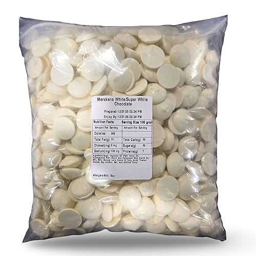 Merckens Obleas de revestimiento para derretir obleas superblancas 5 libras