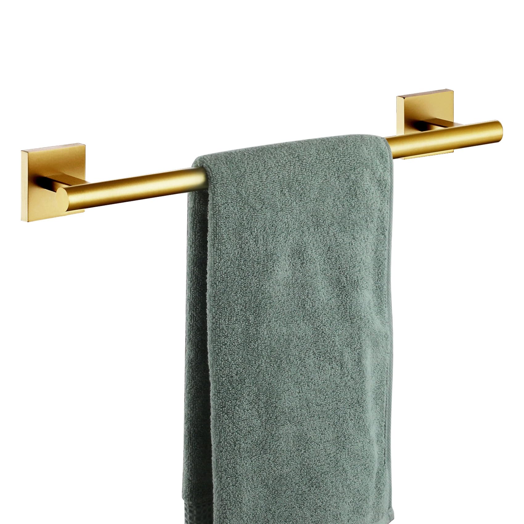 KOKOSIRI Hand Towel Bar Bathroom Towel Holder for Bath Kitchen Cabinet Towel Ring 12 Inch Brushed Gold Stainless Steel B4005BG-L12