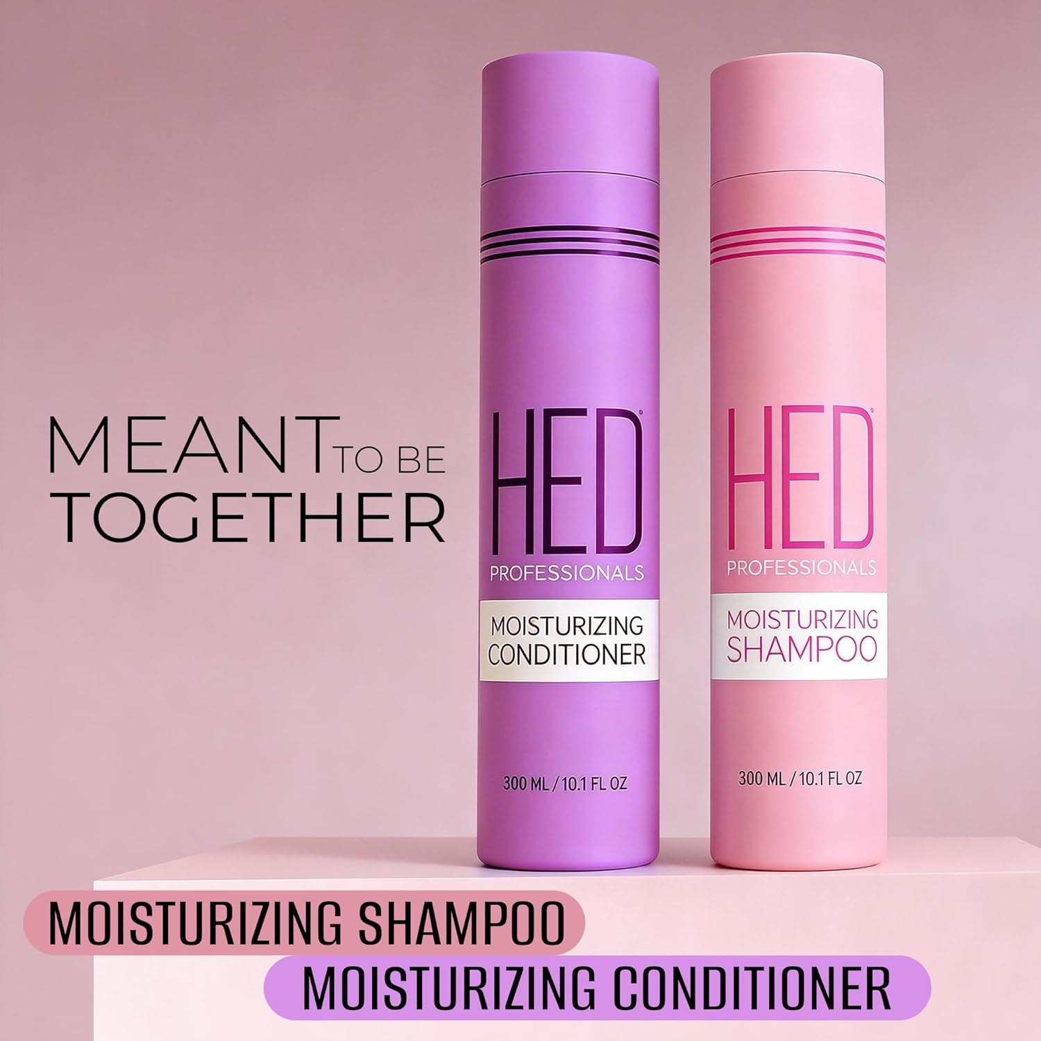 HED Moisturizing Conditioner, Hydrating Daily Hair Care with Grape, Apricot, Jojoba & Black Currant Seed Extracts, Nourishing Conditioner for Manageable Hair, pH Balanced Formula, Vegan, 10.1 Fl Oz