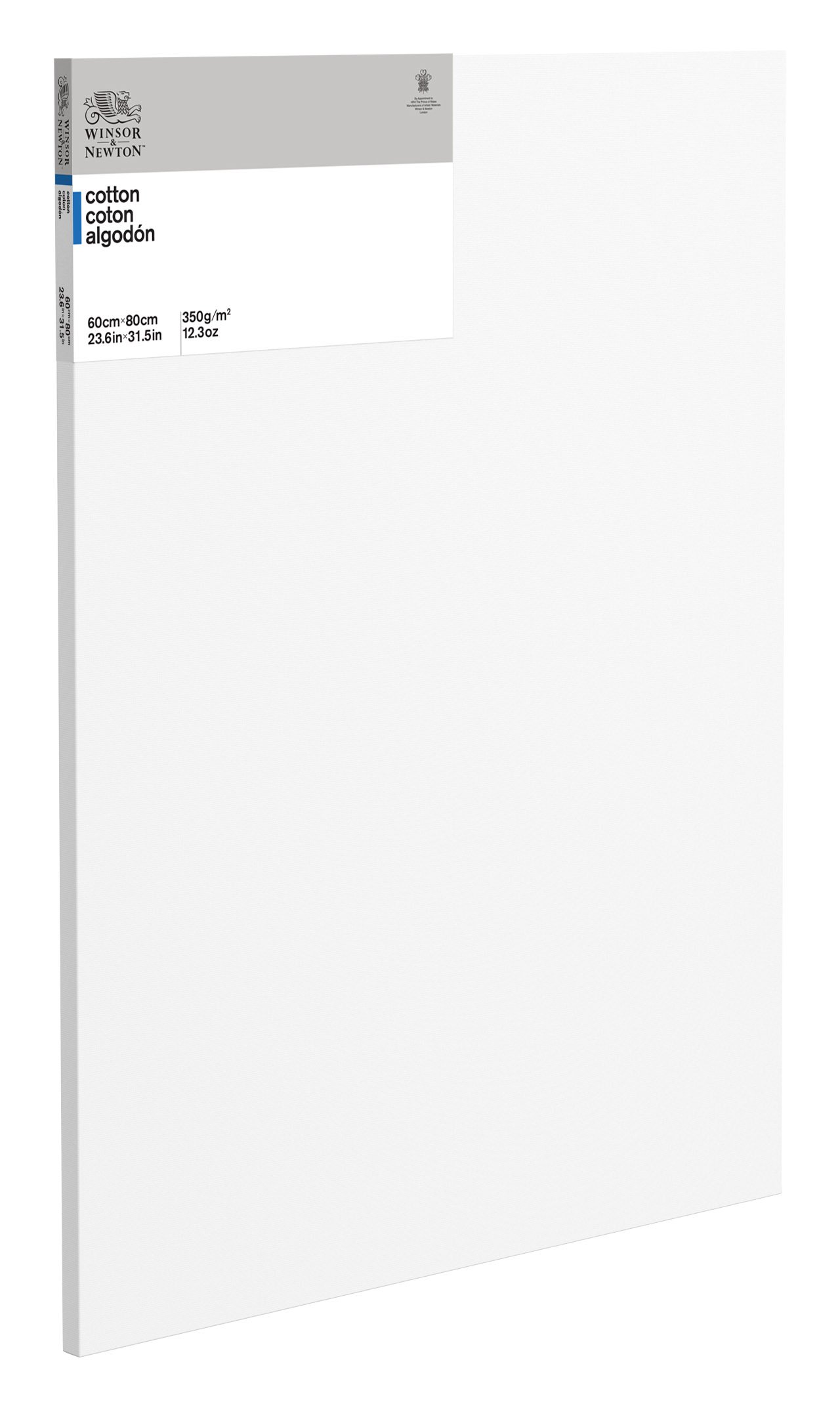 Winsor & Newton 6201076 - Keilrahmen " Classic " 3-fach grundiert 350 g/m², Leistendicke 19 mm, Baumwolle - 60 x 80 cm