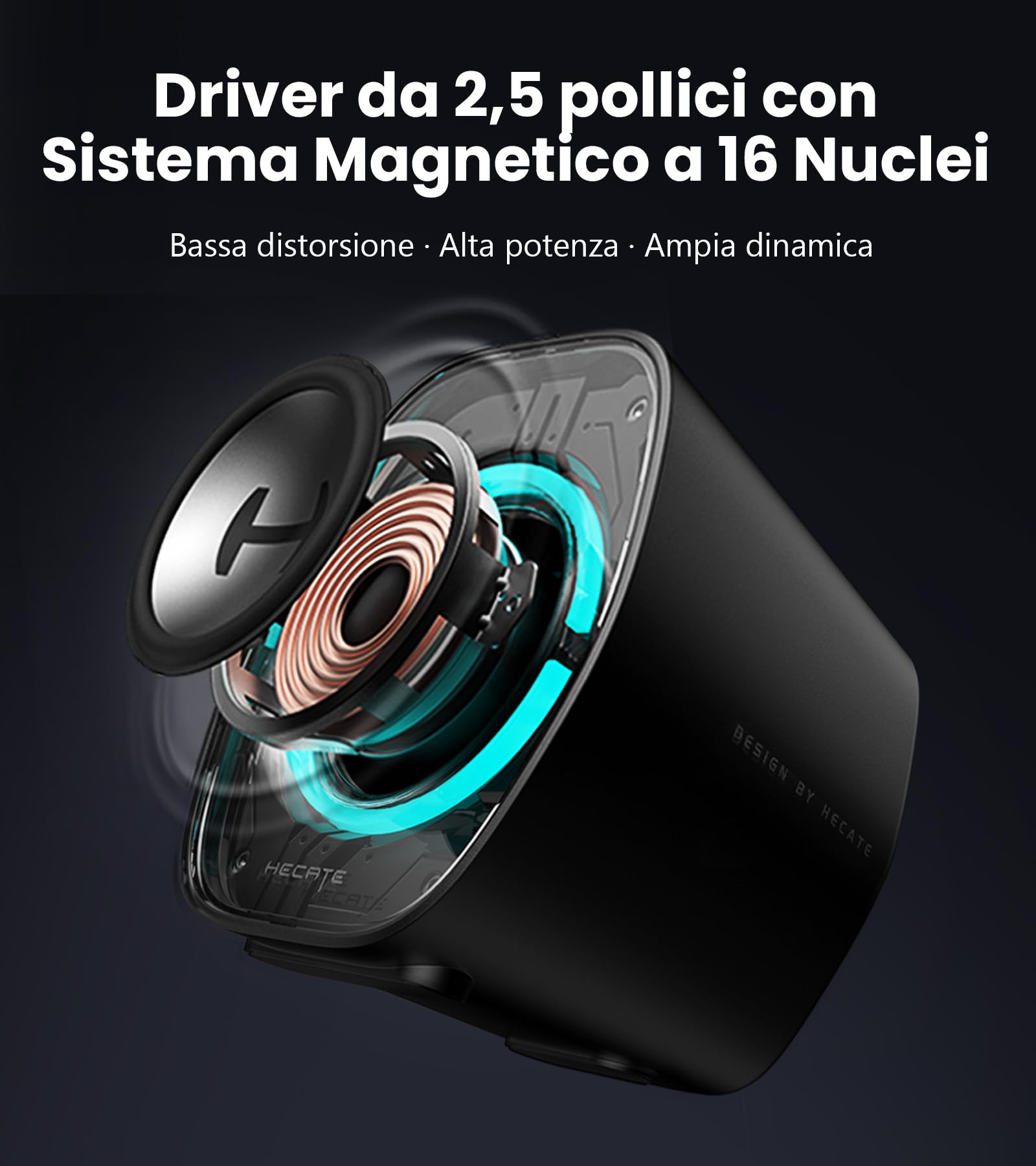 Edifier G1000 II Casse per Computer Gaming, Driver Full-Range da 2,5 Pollici con Bassi Potenziati, Bluetooth 5.4 via USB-C/AUX, 9 Modalità RGB Dinamiche, Compatte per PC/PS5/Switch (Nero)