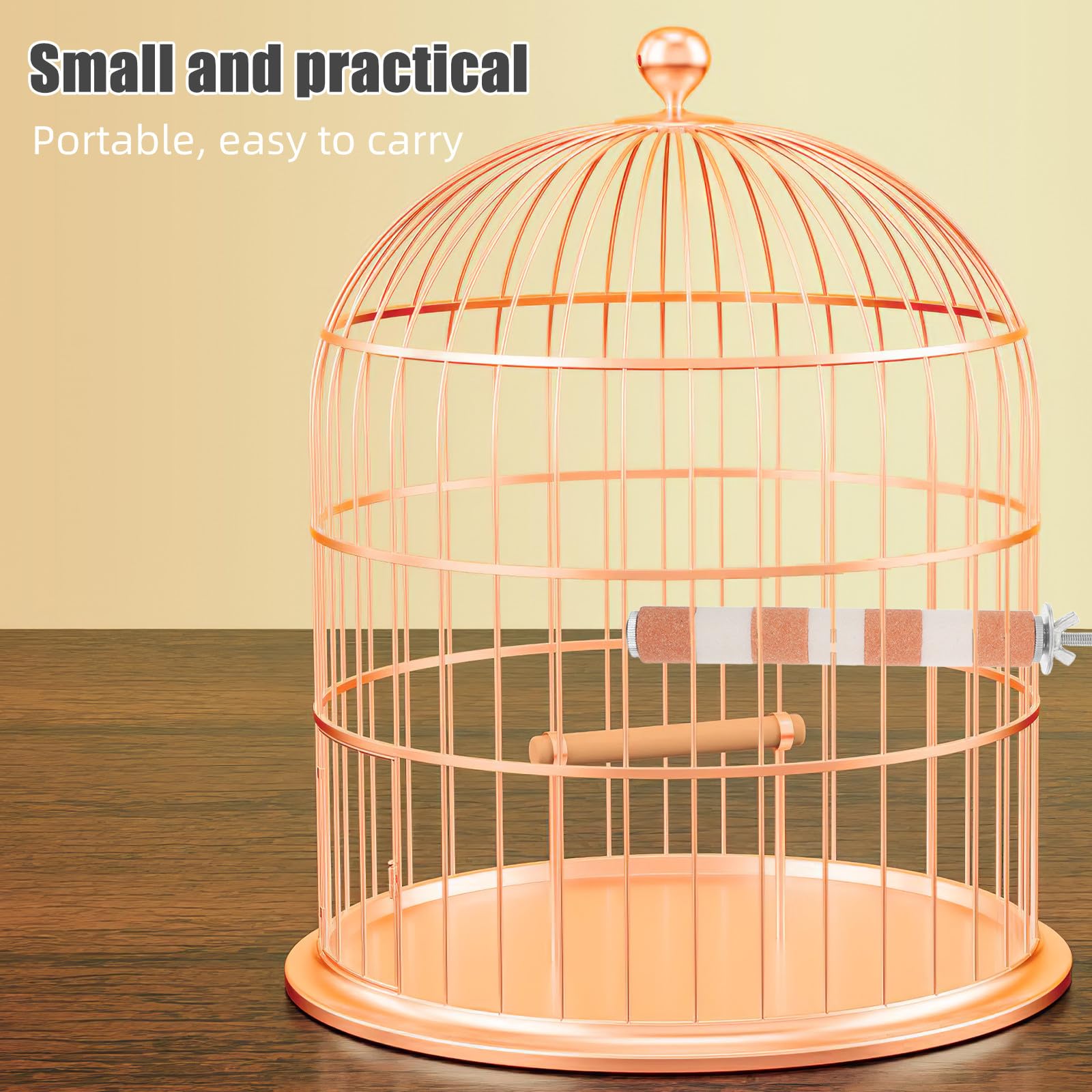 DOITOOL 4 Piezas de Percha para pájaros, Soporte para Loros, Palo para Pata de Loro, Juguete para Masticar, Jaula, Accesorios para cacatúas, cotorras, Suministros