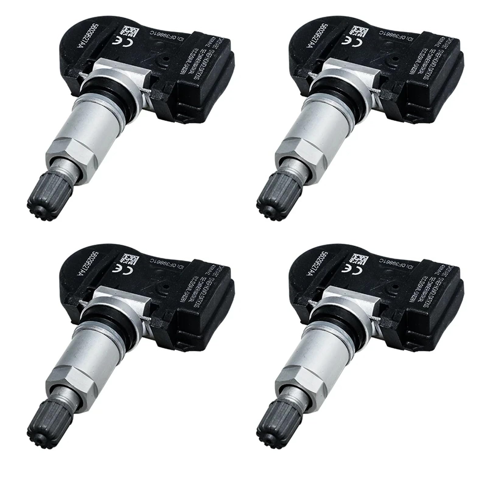 Genérico Sensor tpms Sensor de presión neumáticos (4 Unidades) para Jeep Grand Cherokee (WK), para Wrangler (JK) y Commander componentes
