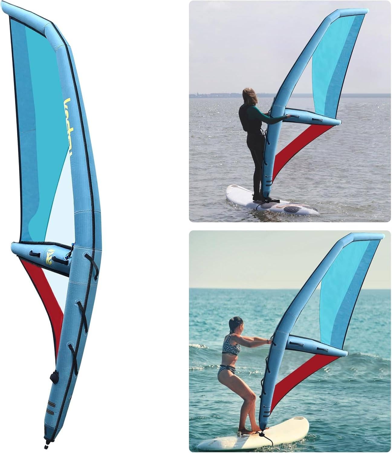 Vela da Windsurf Pieghevole per Adulti e Principianti 3.2m
