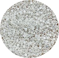 Vista 48 de 1500 piezas de cuentas de media perla de 4 mm, color AB negro, cuentas de perlas planas para manualidades, cuentas de plástico redondas, cuentas