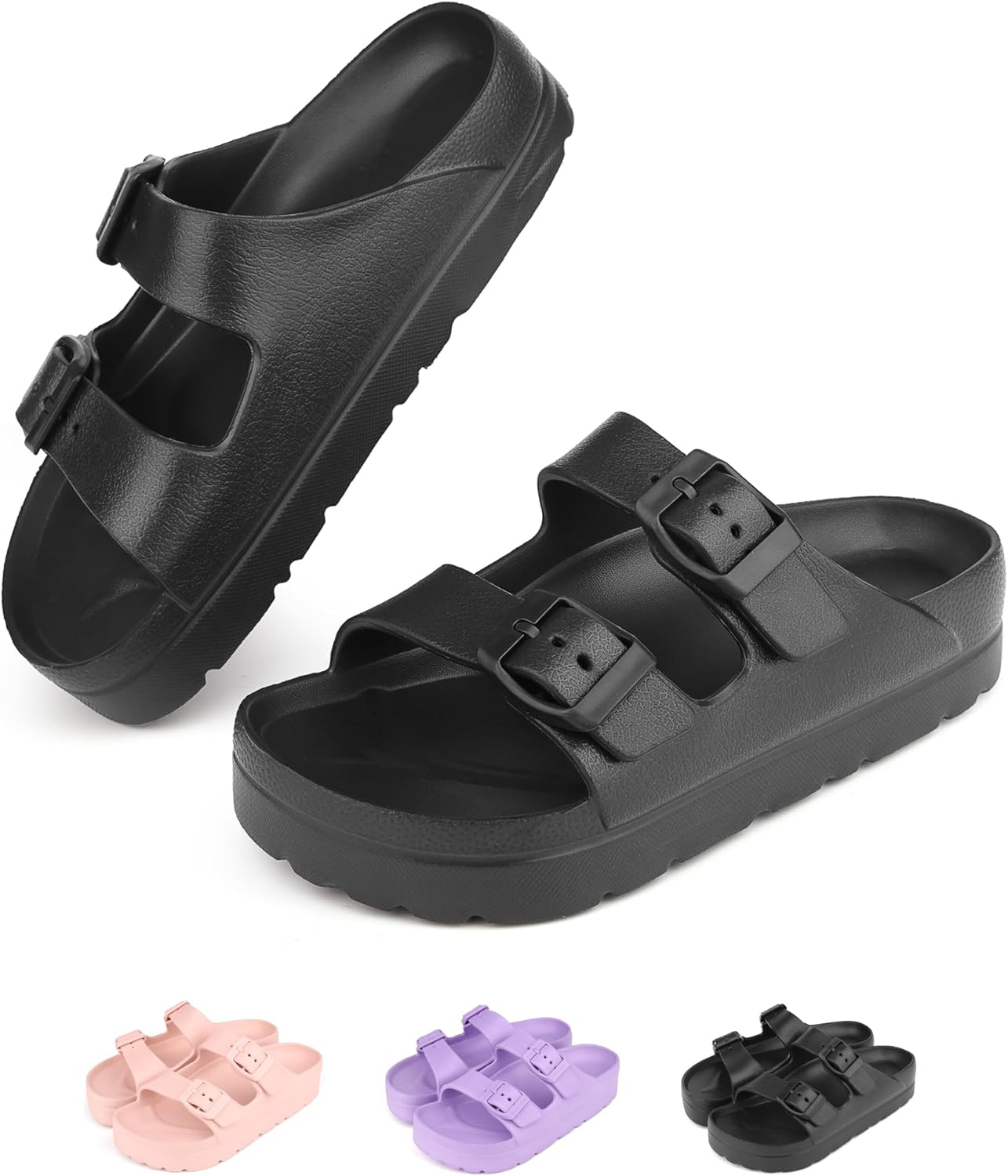 Kids Slides - Adjustable Buckle Comfort