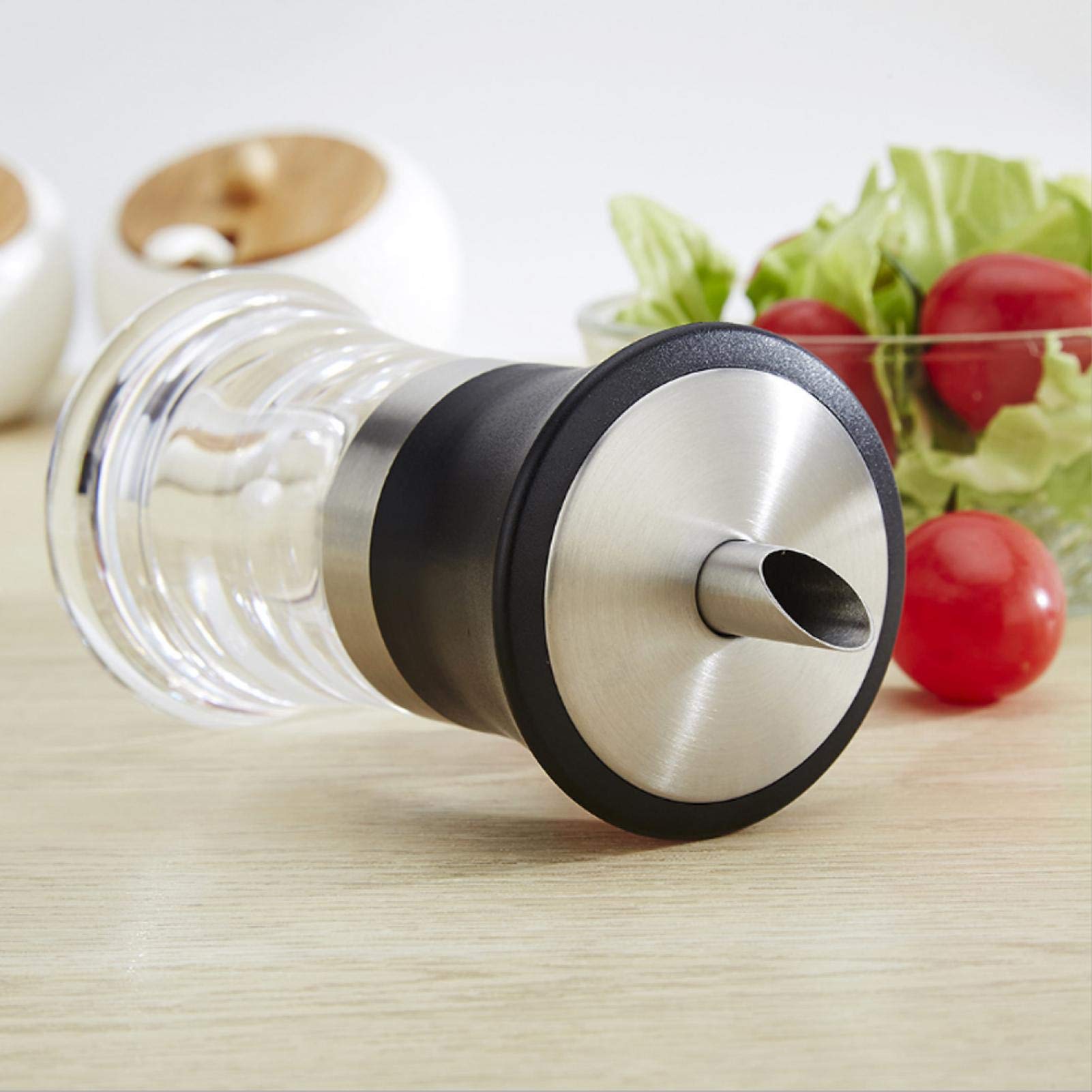 Raguso Dispensador de azúcar, tarro de azúcar acrílico para el hogar, dispensador de azúcar, agitador de azúcar, accesorios de utensilios de cocina para medir fácilmente la cuchara (100 ml)