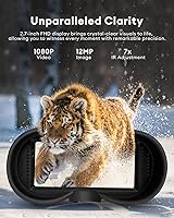 Vista 2 de Gafas de visión nocturna montadas en la cabeza, [actualización 2025] binoculares de visión nocturna de 1312 pies, gafas de visión nocturna manos