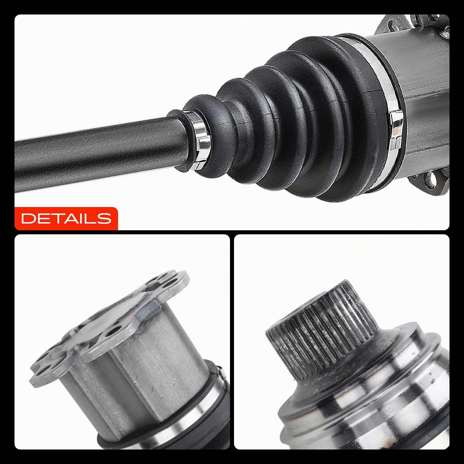 Frankberg Antriebswelle Vorderachse Kompatibel mit A4 8K2 A4 Allroad 8KH A4 Avant 8K5 A5 8T3 8F7 8TA 2007-2017 8K0407271P