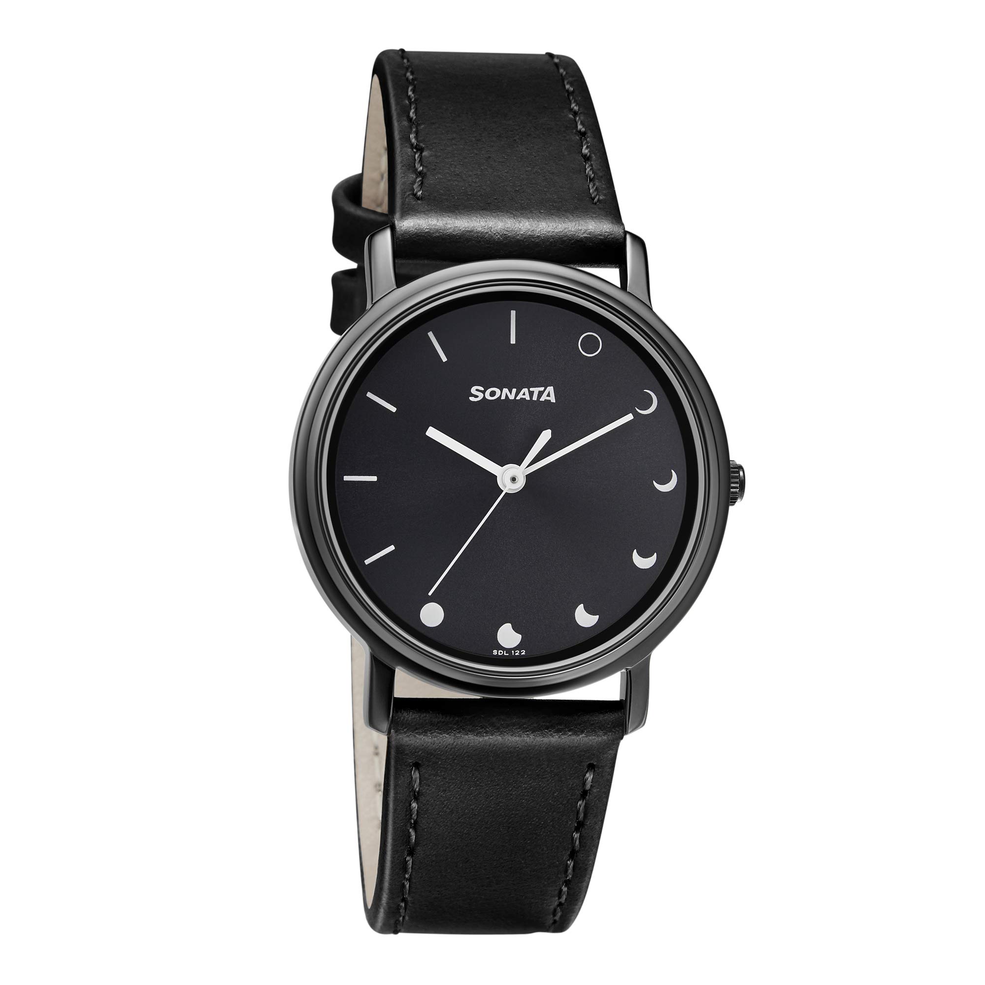Sonata Play Black Dial Women Watch With Leather Strap-NR87029NL07 (B08P4PCD1C) Amazon Price History, Amazon Price Tracker
