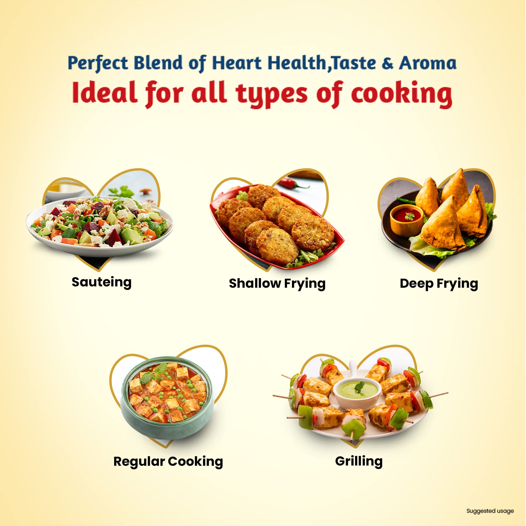Dabur Heart Care Oil - 1 Ltr bottle | Heart Healthy cooking oil infused with Arjuna | Rice Bran Oil, Flaxseed oil & Sesame oil | Goodness of MUFA, PUFA and Oryzanol 3