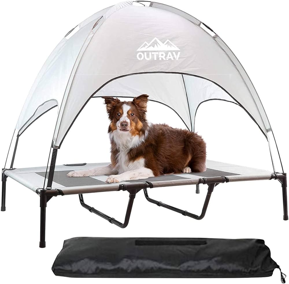 Amazon.com : Outrav Pet Cot with Canopy Shade Tent & Carry
