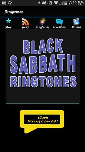 Black Sabbath Ringtones Fan App