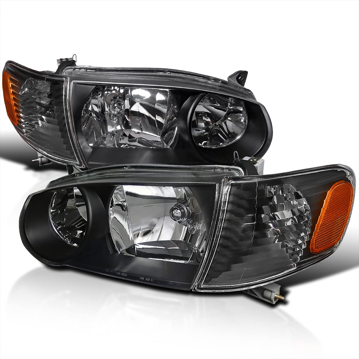 Amazon Com Spec D Tuning Faros Delanteros Con Esquina Negros 2lclh Cor01jm Rs Para Toyota Corolla Ce S Le Automotriz