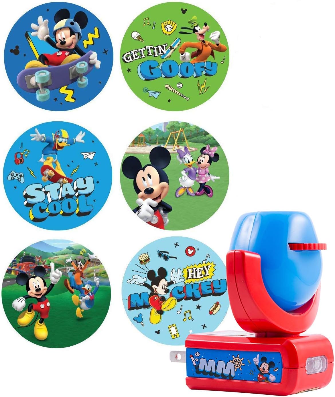 Projectables 67164 - Proyector de luz LED de Disney Mickey y Minnie ...