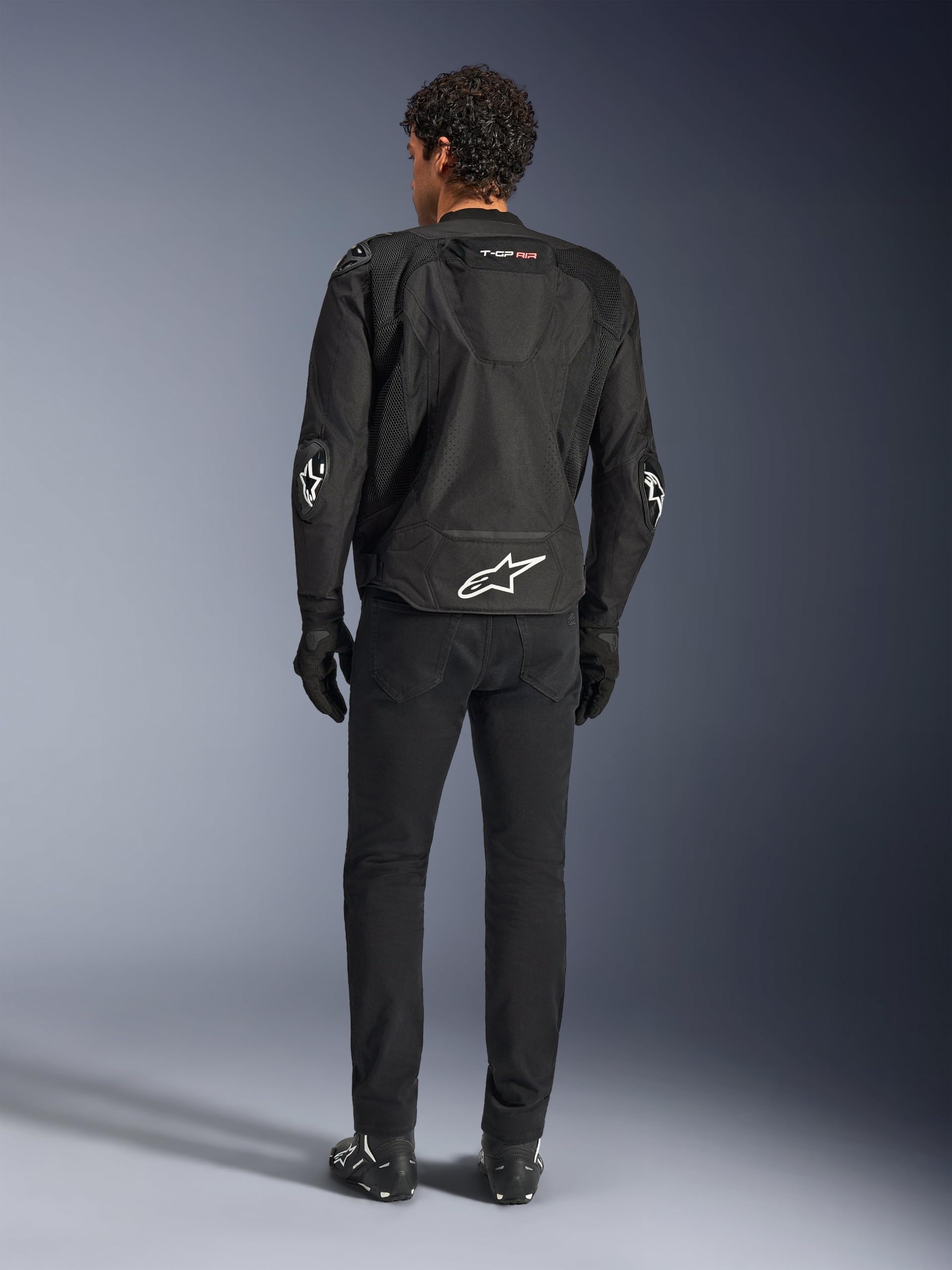 Alpinestars T-GP Air Giacca tessile da motocicletta perforata, nero, XL