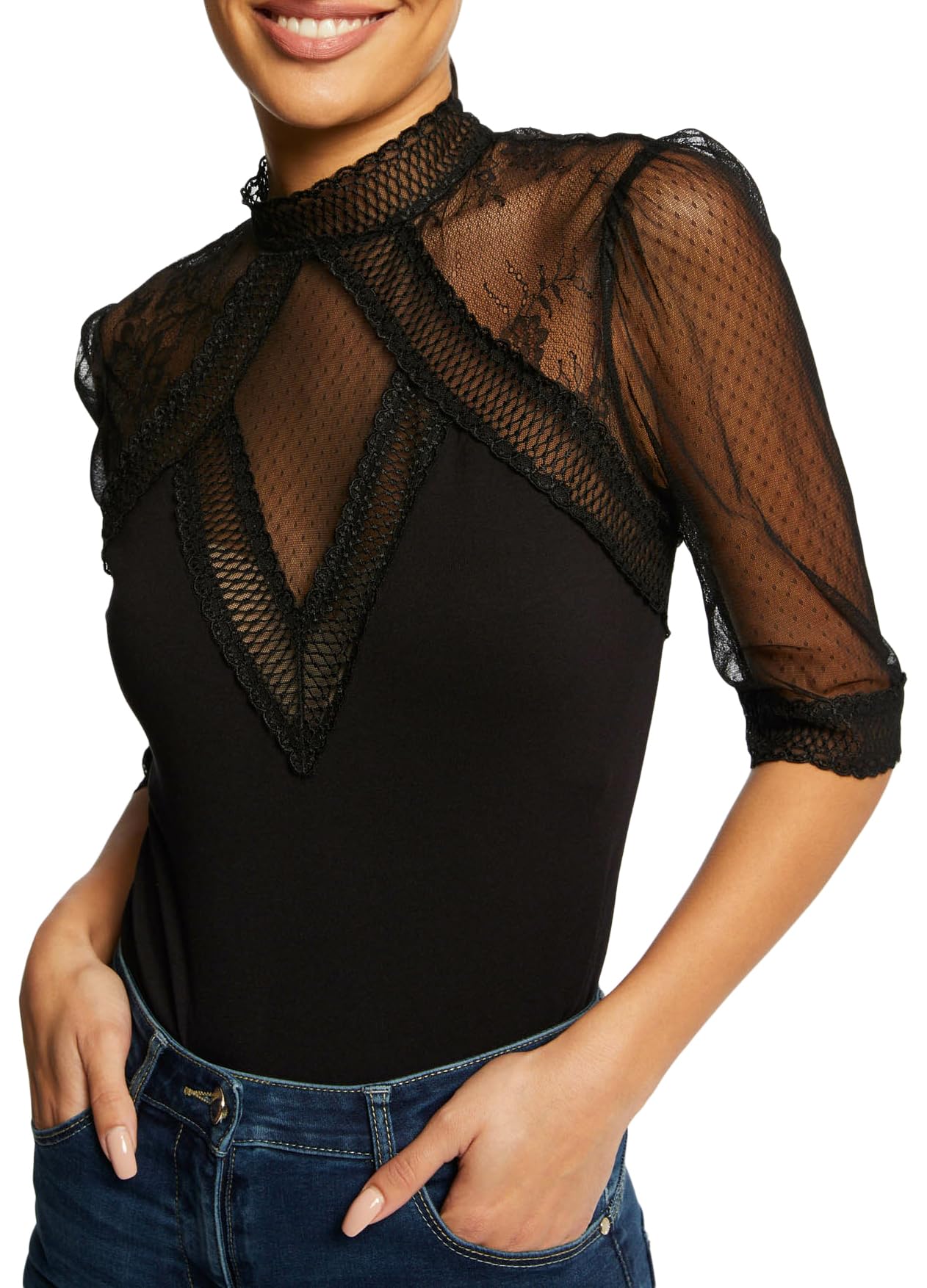 Morgan Damen T-Shirt 231-datil 1er Pack