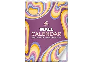 Clever Fox 2024-2025 Wall Calendar