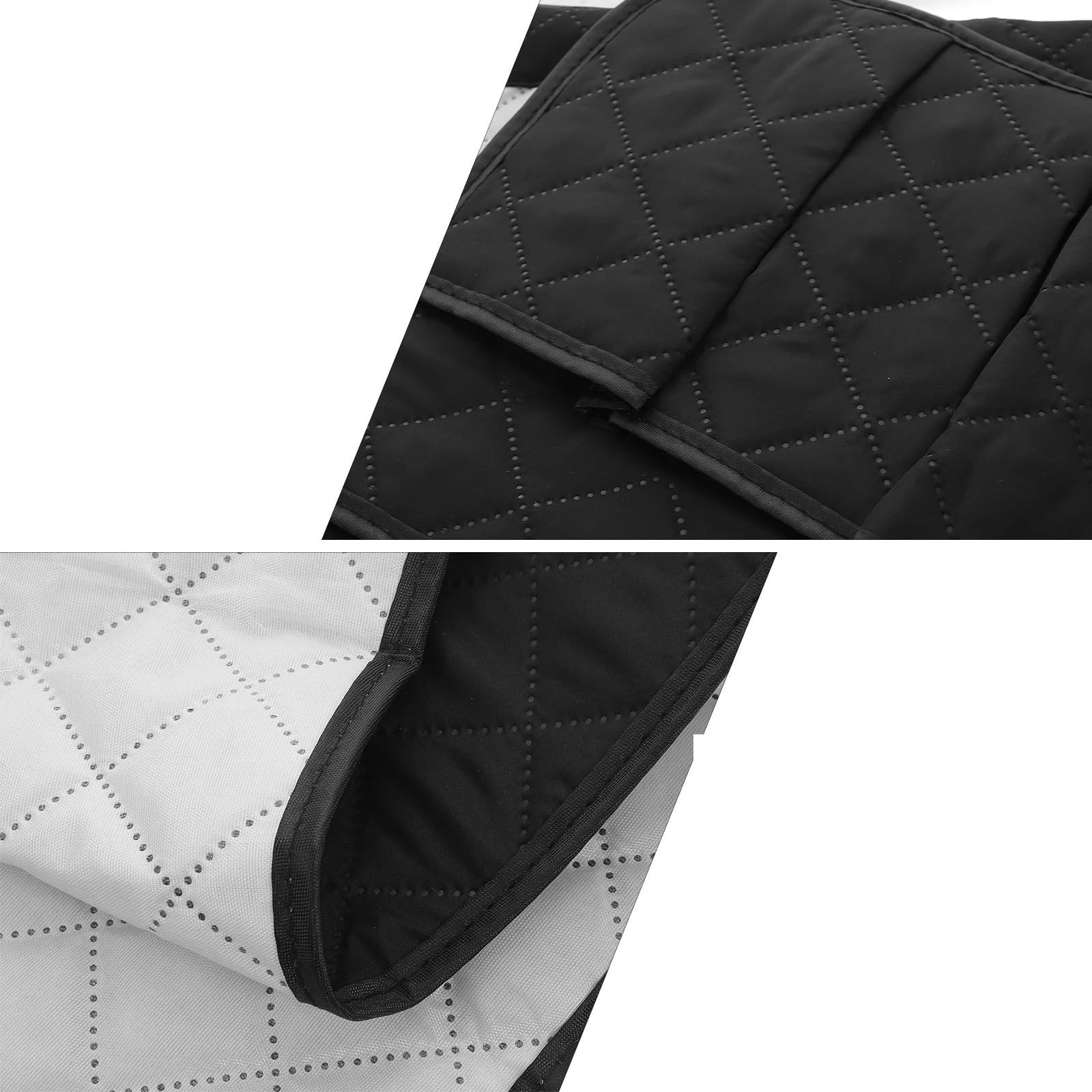 Soporte Organizador de reposabrazos for sofá, Bolsa Almacenamiento for, portavasos for para Sofá(Black)