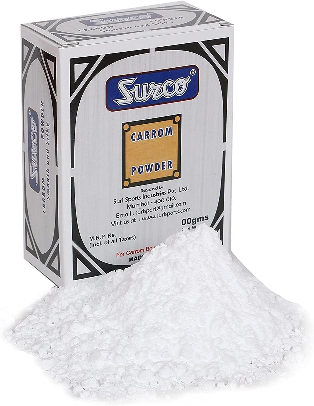 KDW Surco Professional Carrom Board Powder per Carrom Board (200 GM)