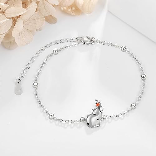 Miniatura 3 de Pulsera ajustable de plata de ley para mujer, diseño de mariquita, vaca, cruz, autismo, regalo para niñas, hija, esposa