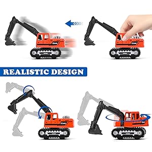 ZHFUYS 12PCS Metal Mini Cars Toy for Kids, Toy Cars for Kids, Trucks Toy Vehicles Set for Toddlers, Party Favors for Toddler Toys,Educational Play, Birthday Gift for Boys Girls