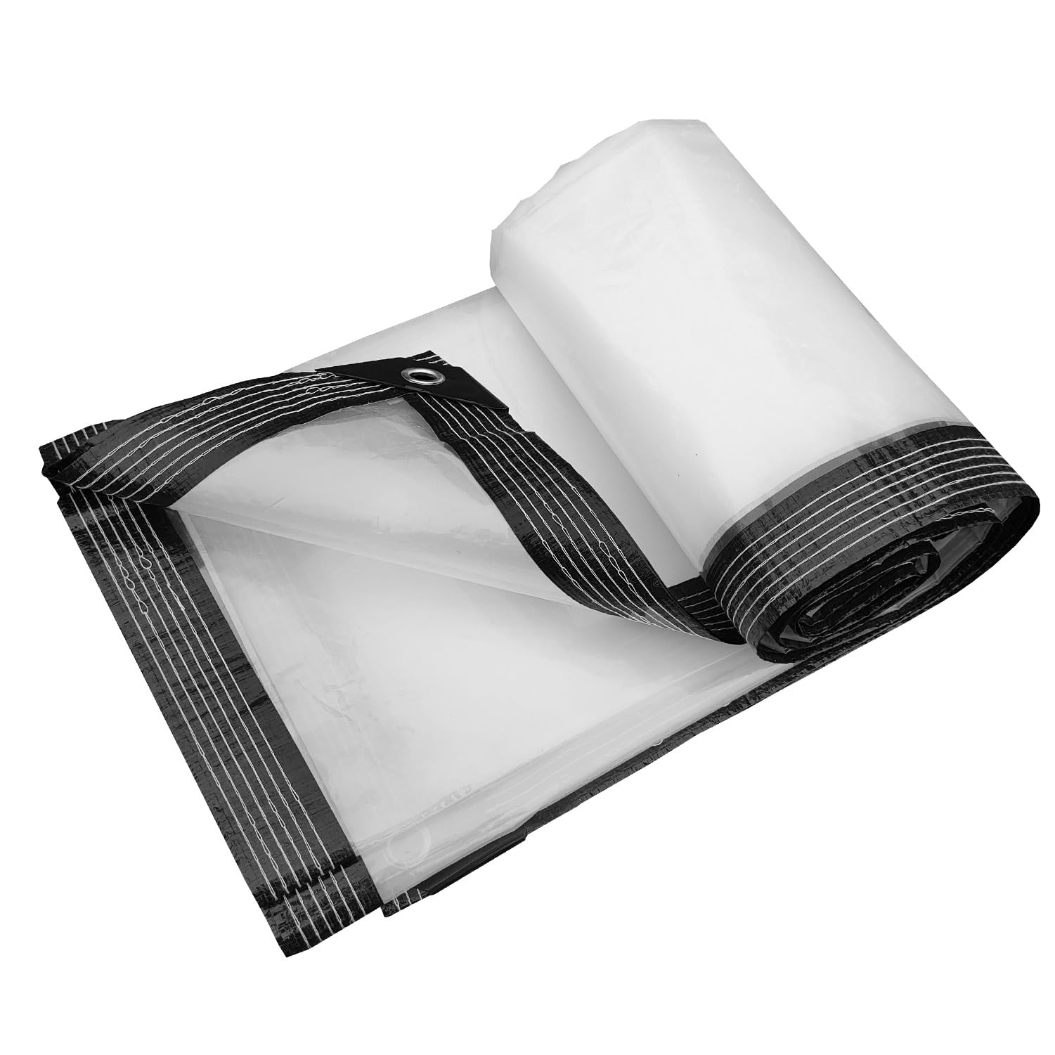 Bâche Transparente, 2,5x4,5m Résistant Aux Intempéries Bâche en Plastique avec Oeillets Jardin Imperméable Transparent Bâche PE Couverture De Plantes(2.5x4.5m)