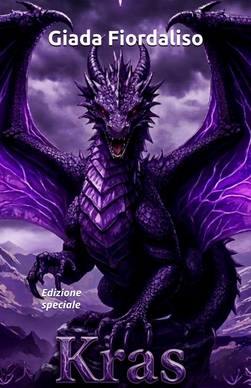 Kras-saga completa-con diverse illustrazioni interne a colori sullo sfondo di ogni pagina e cover con drago viola: Edizione speciale